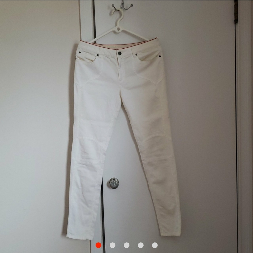 Louis Vuitton White Skinny Pants